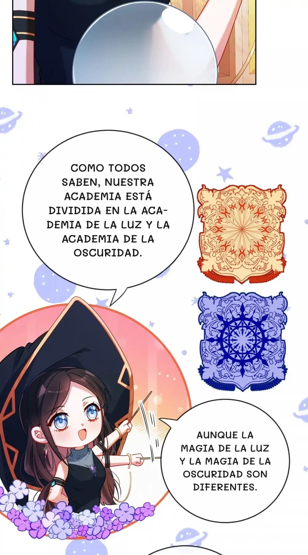 Como todos saben, nuestra academia está dividida en la Academia de la Luz y la Academia de la Oscuridad.
Aunque la magia de la luz y la magia de la oscuridad son diferentes.