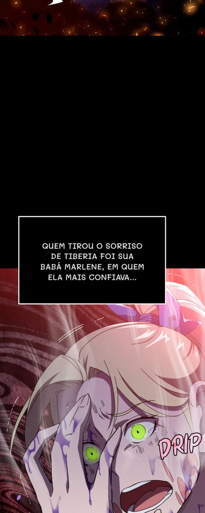 Quem tirou o sorriso de Tiberia foi sua babá Marlene, em quem ela mais confiava...
