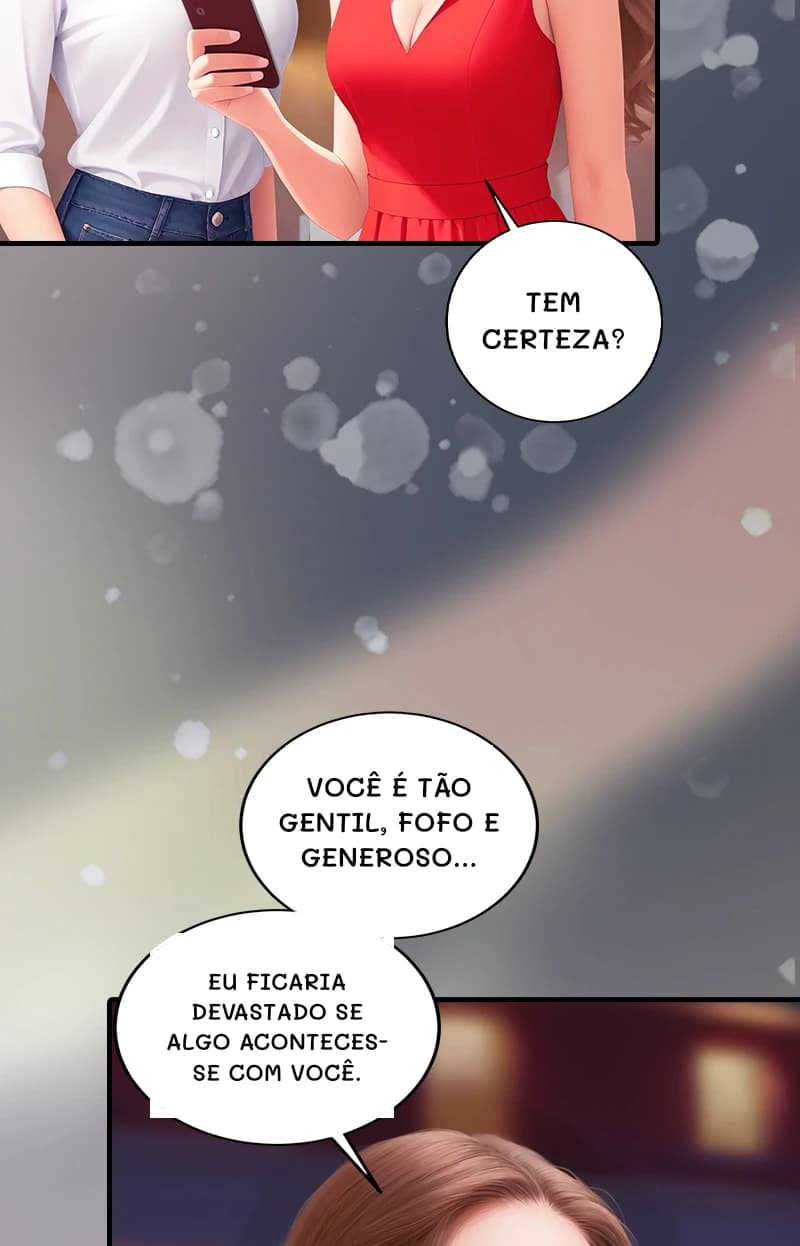 Tem certeza?
Você é tão gentil, fofo e generoso...
Eu ficaria devastado se algo acontecesse com você.