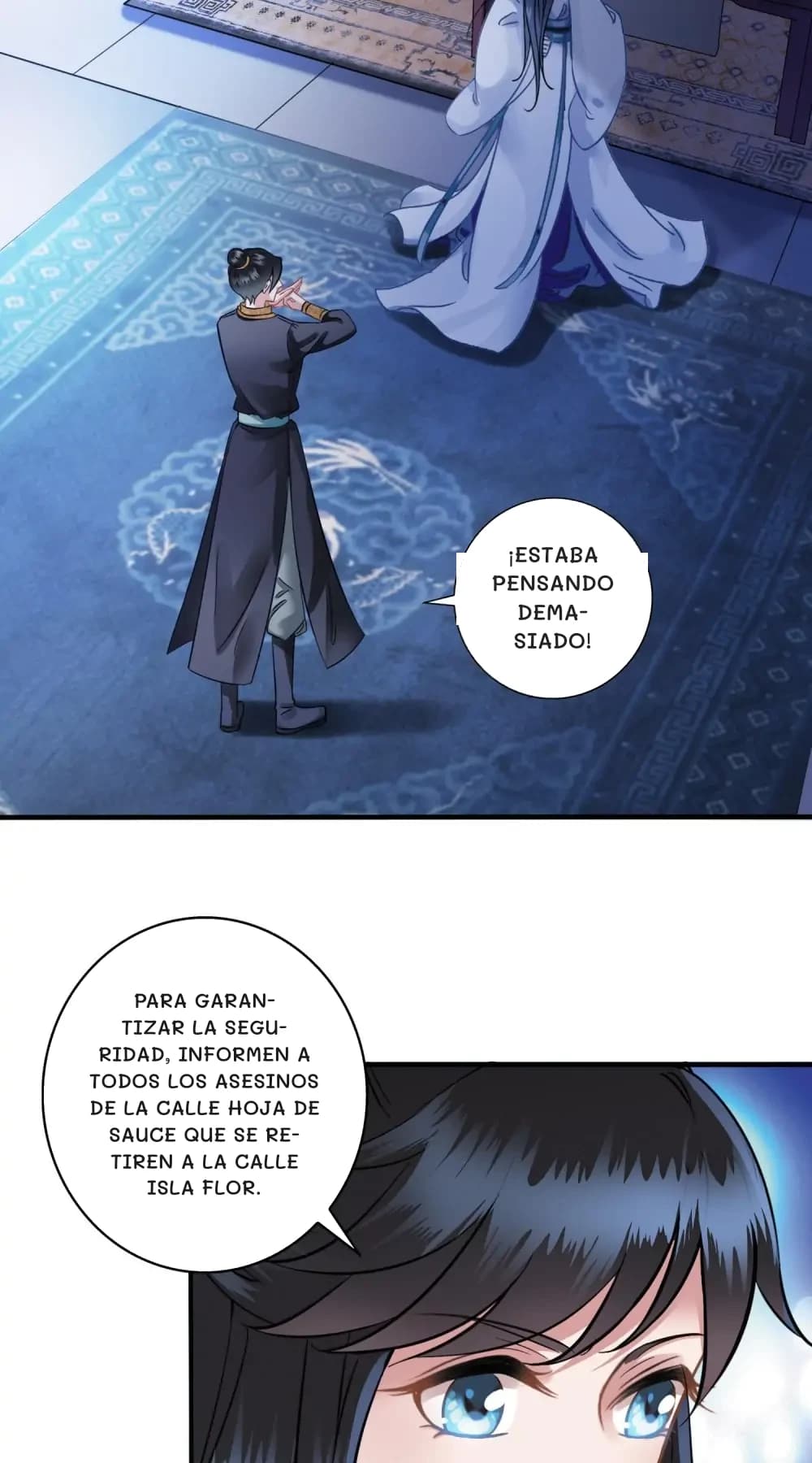 ¡Estaba pensando demasiado!
Para garantizar la seguridad, informen a todos los asesinos de la Calle Hoja de Sauce que se retiren a la Calle Isla Flor.