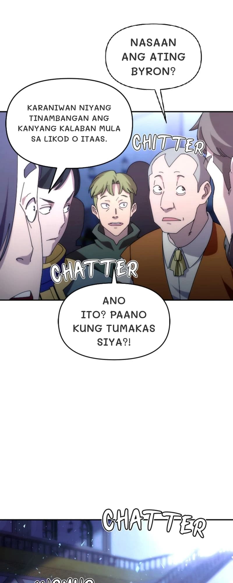 Nasaan ang ating byron?
Karaniwan niyang tinambangan ang kanyang kalaban mula sa likod o itaas.
Ano ito? Paano kung tumakas siya?!