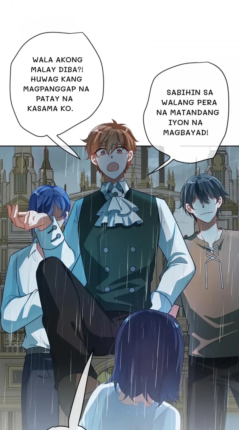 Wala akong malay diba?! Huwag kang magpanggap na patay na kasama ko.
Sabihin sa walang pera na matandang iyon na magbayad!