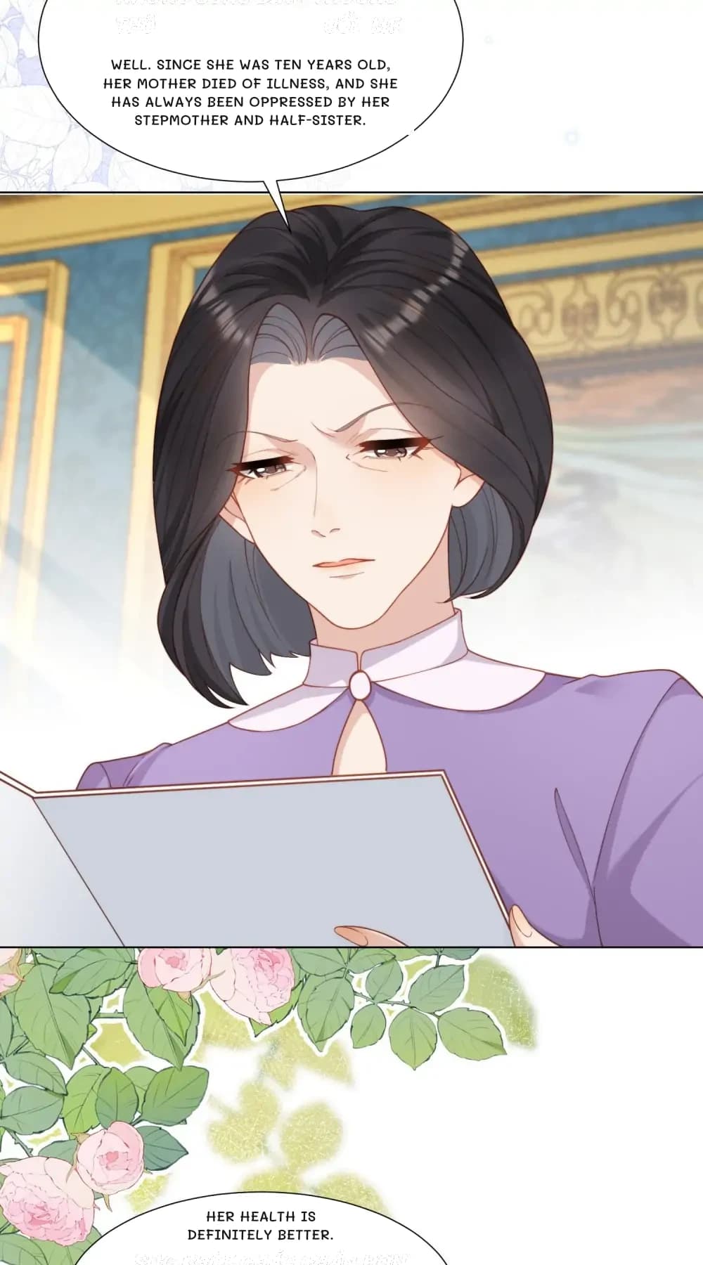 Well. Since she was ten years old, her mother died of illness, and she has always been oppressed by her stepmother and half-sister.
Her health is definitely better.