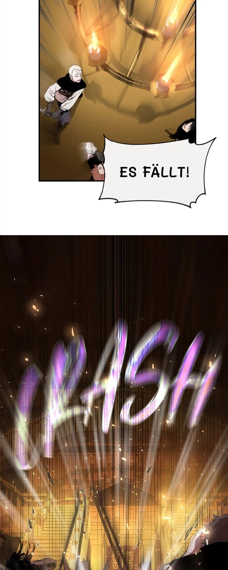 Es fällt!