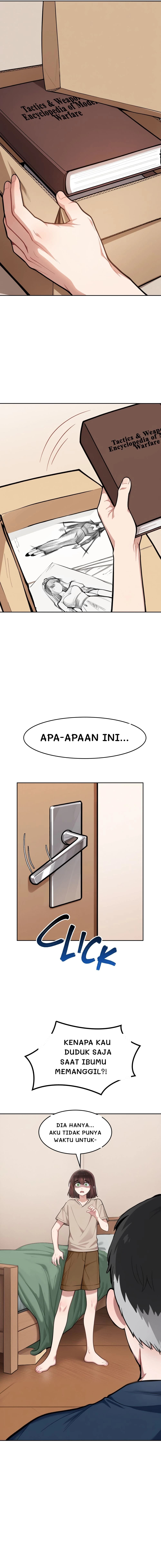 Apa-apaan ini...
Kenapa kau duduk saja saat ibumu memanggil?!
Dia hanya... Aku tidak punya waktu untuk-