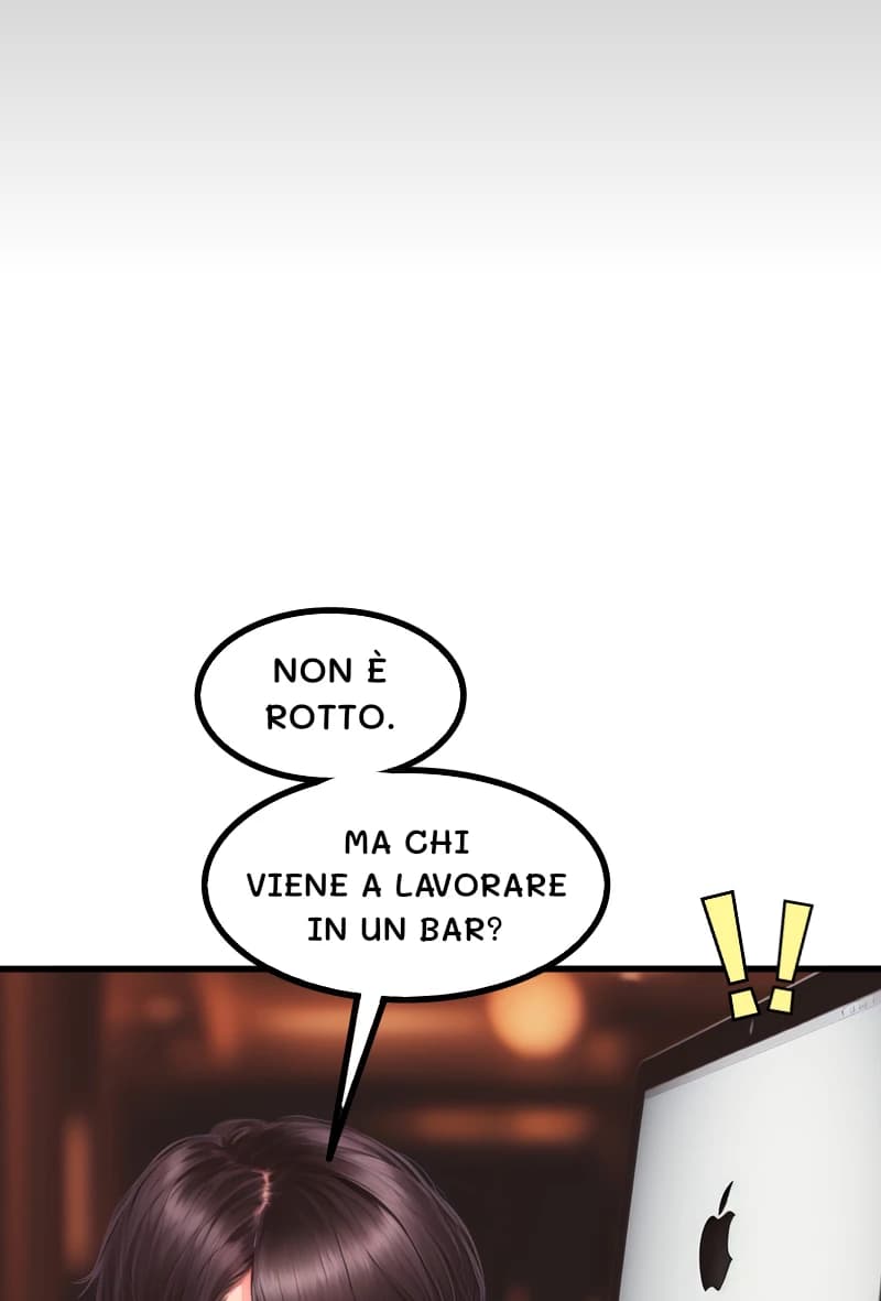 NON È ROTTO.
MA CHI VIENE A LAVORARE IN UN BAR?