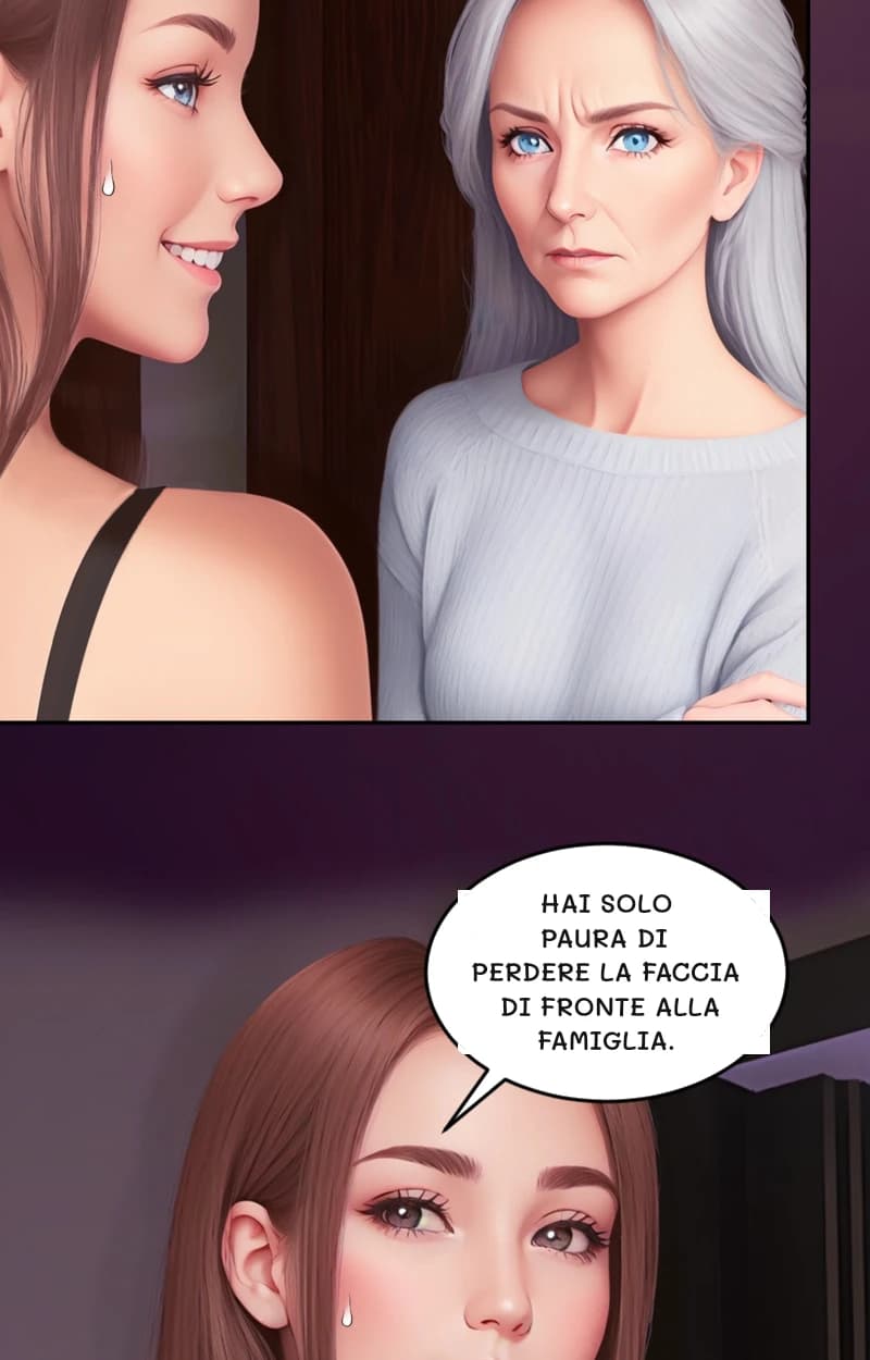 Hai solo paura di perdere la faccia di fronte alla famiglia.