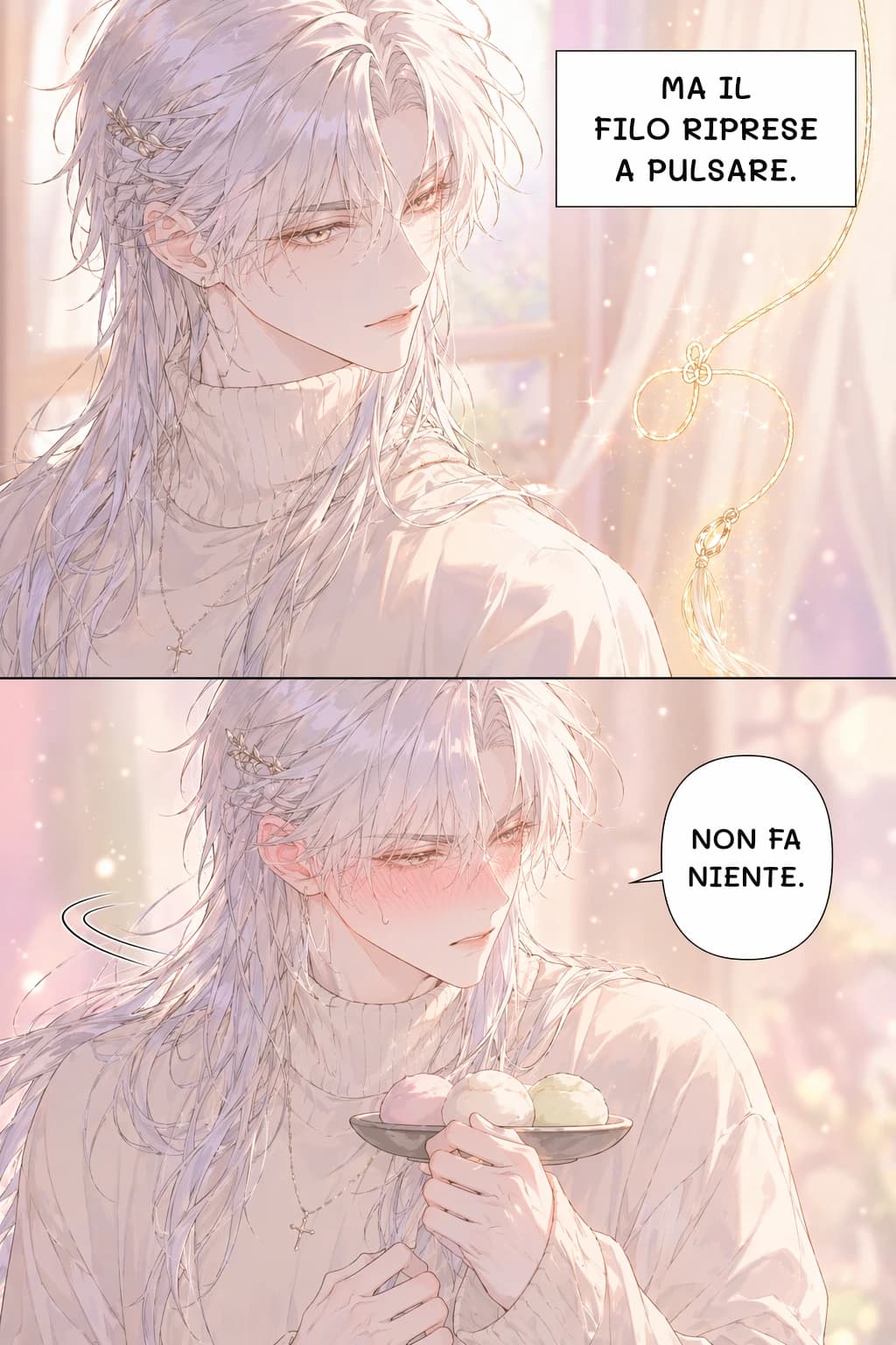 MA IL FILO RIPRESE A PULSARE.
NON FA NIENTE.