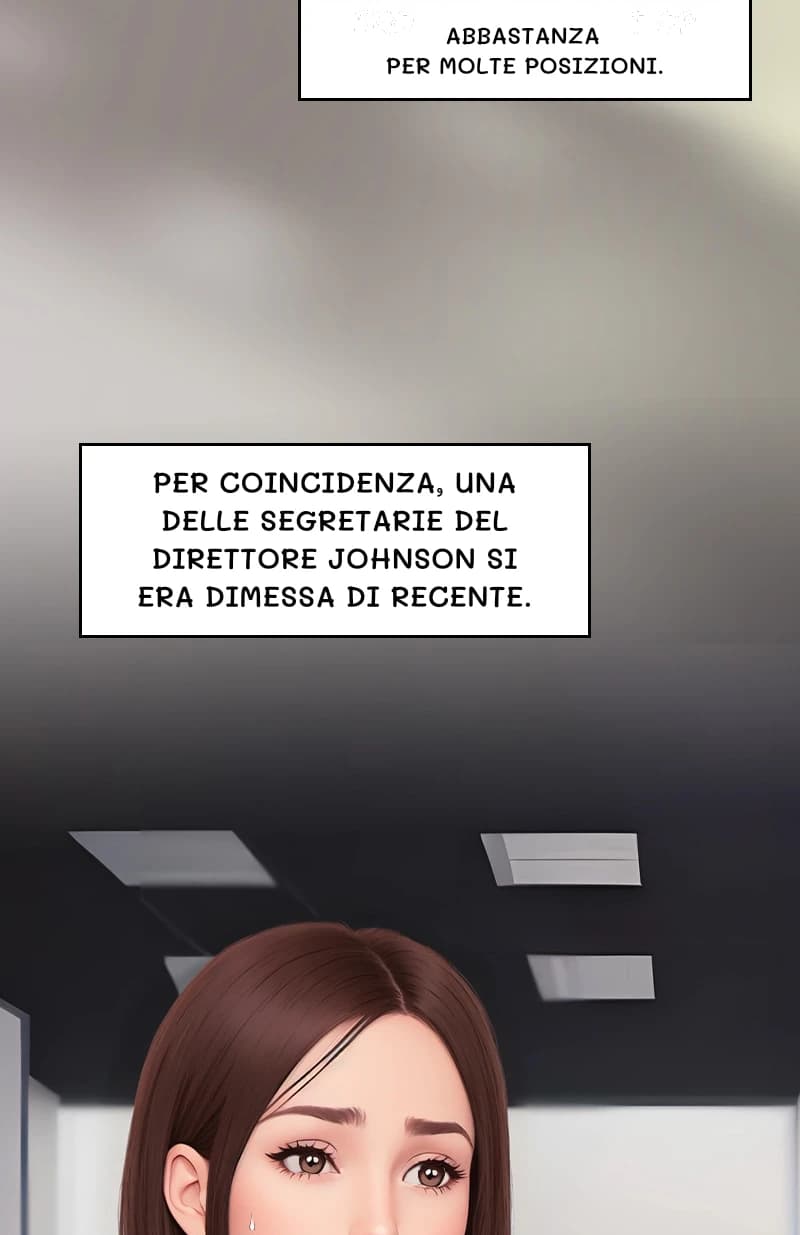 Abbastanza per molte posizioni.
Per coincidenza, una delle segretarie del direttore Johnson si era dimessa di recente.