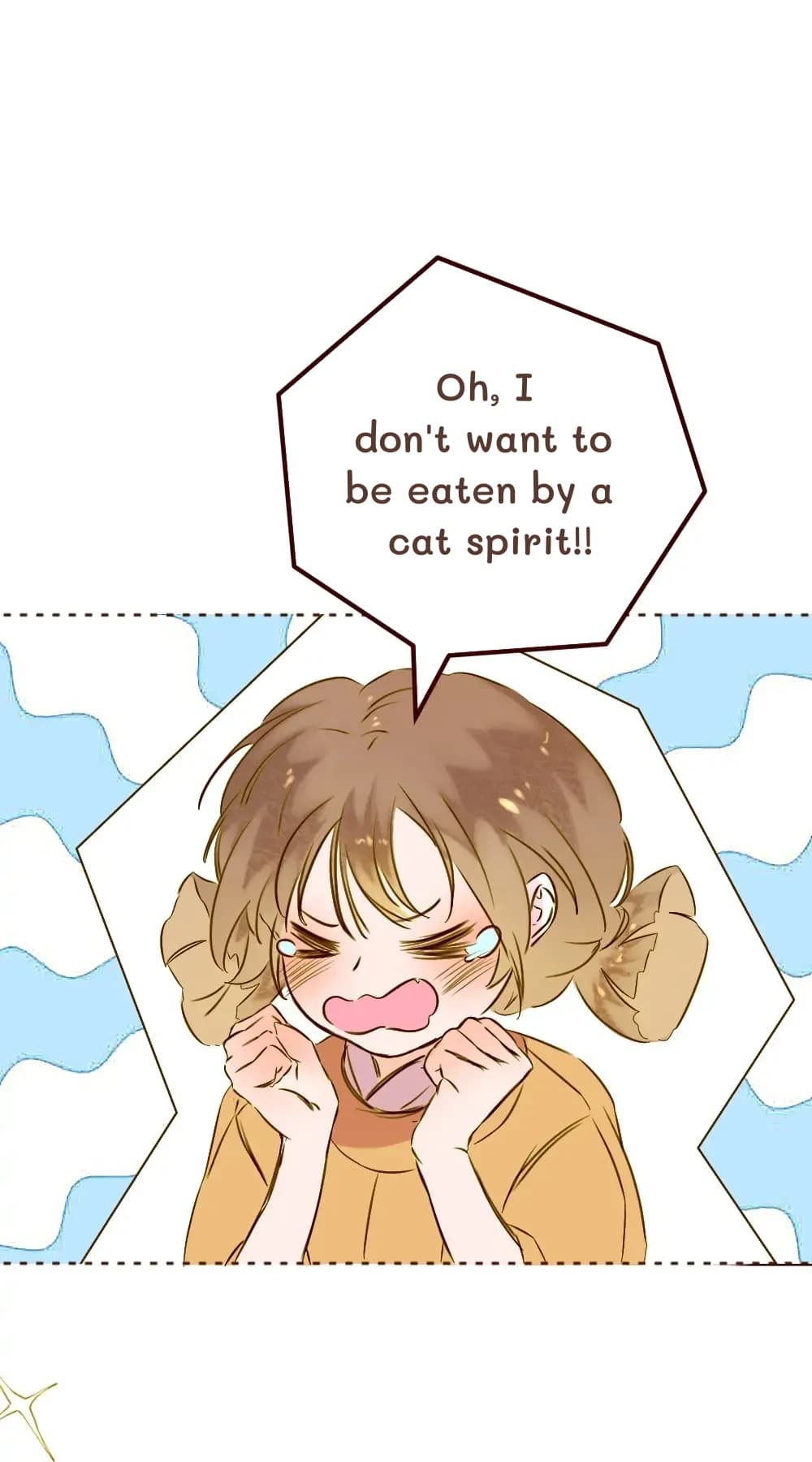 Oh, I don't want to be eaten by a cat spirit!!
