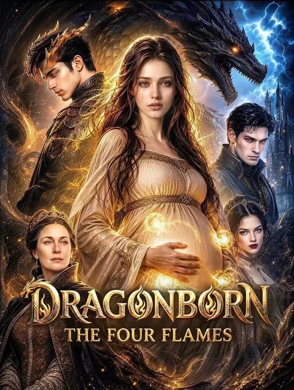 Portada de Dragonborn: The Four Flames de Nightbloom Studio