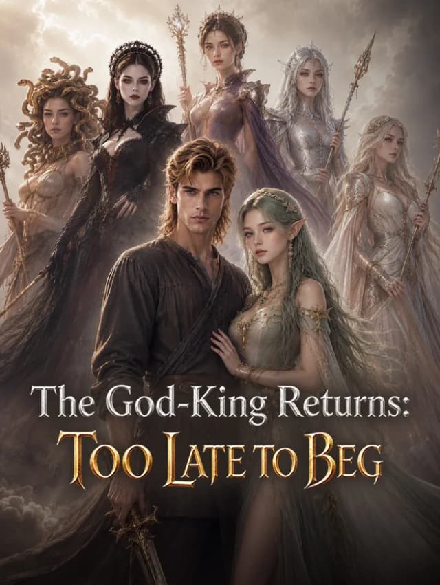 Copertina di The God-King Returns: Too Late to Beg di Dusty Star House