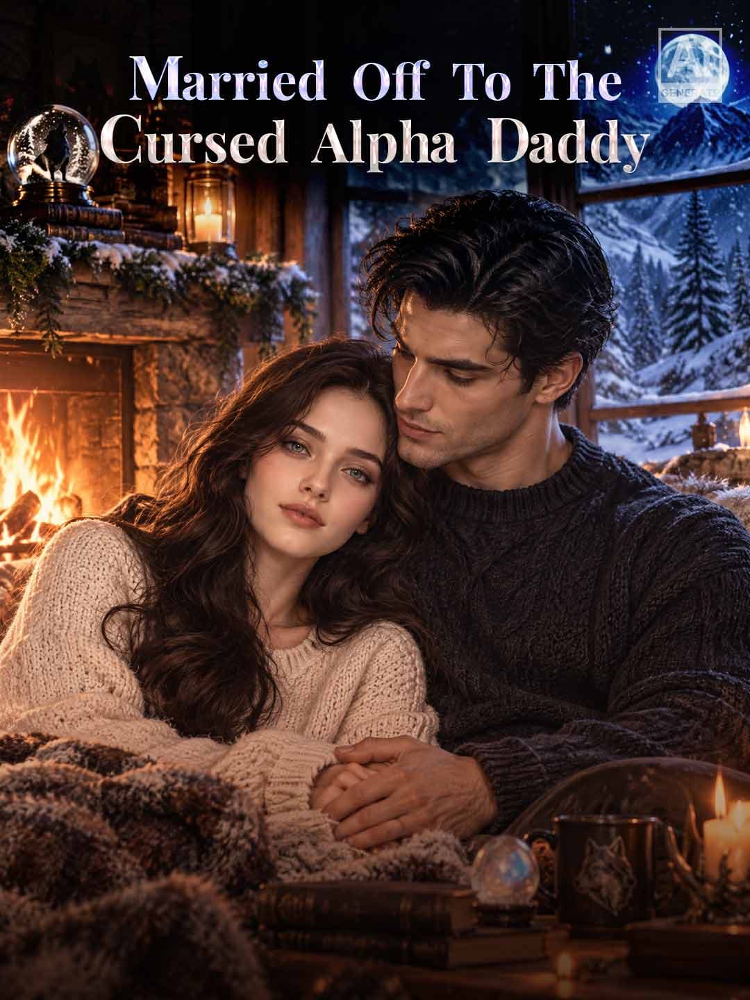 Cover of Married Off To The Cursed Alpha Daddy by Scarlet Thread Films