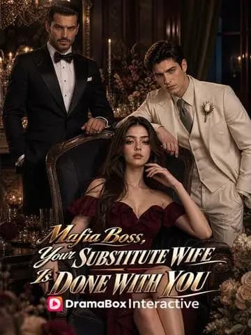 Cover of Mafia Boss, Your Substitute Wife Is Done With You by Gilded Mask Pictures