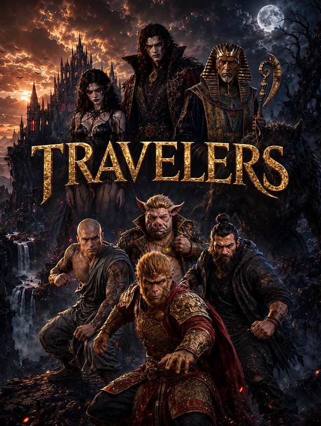 Cover of Travelers by Dusty Star House