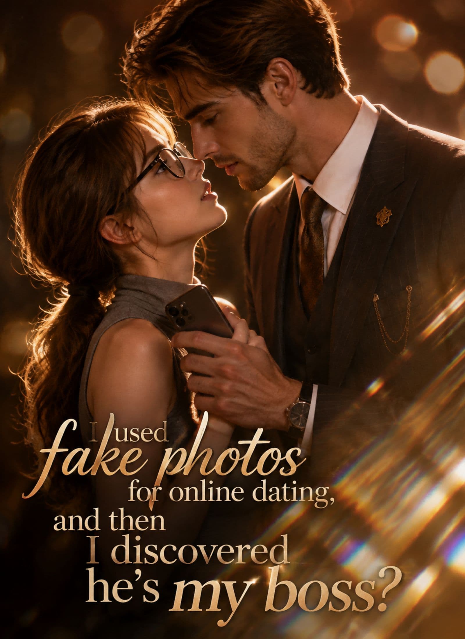 Copertina di I used fake photos for online dating, and then I discovered he's my boss? di Narato Studio