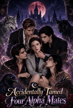 Cover of Accidentally Tamed Four Alpha Mates by Glasswing Studio