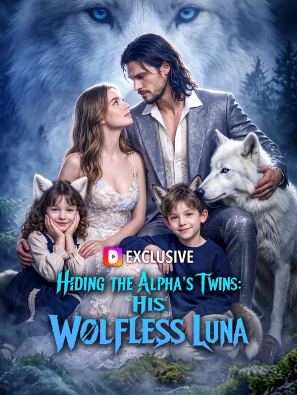 Cover of Hiding the Alpha's Twins: His Wolfless Luna by No Money Production