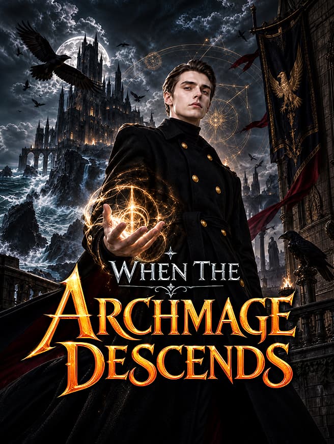 Cover of When the Archmage Descends by Dusty Star House