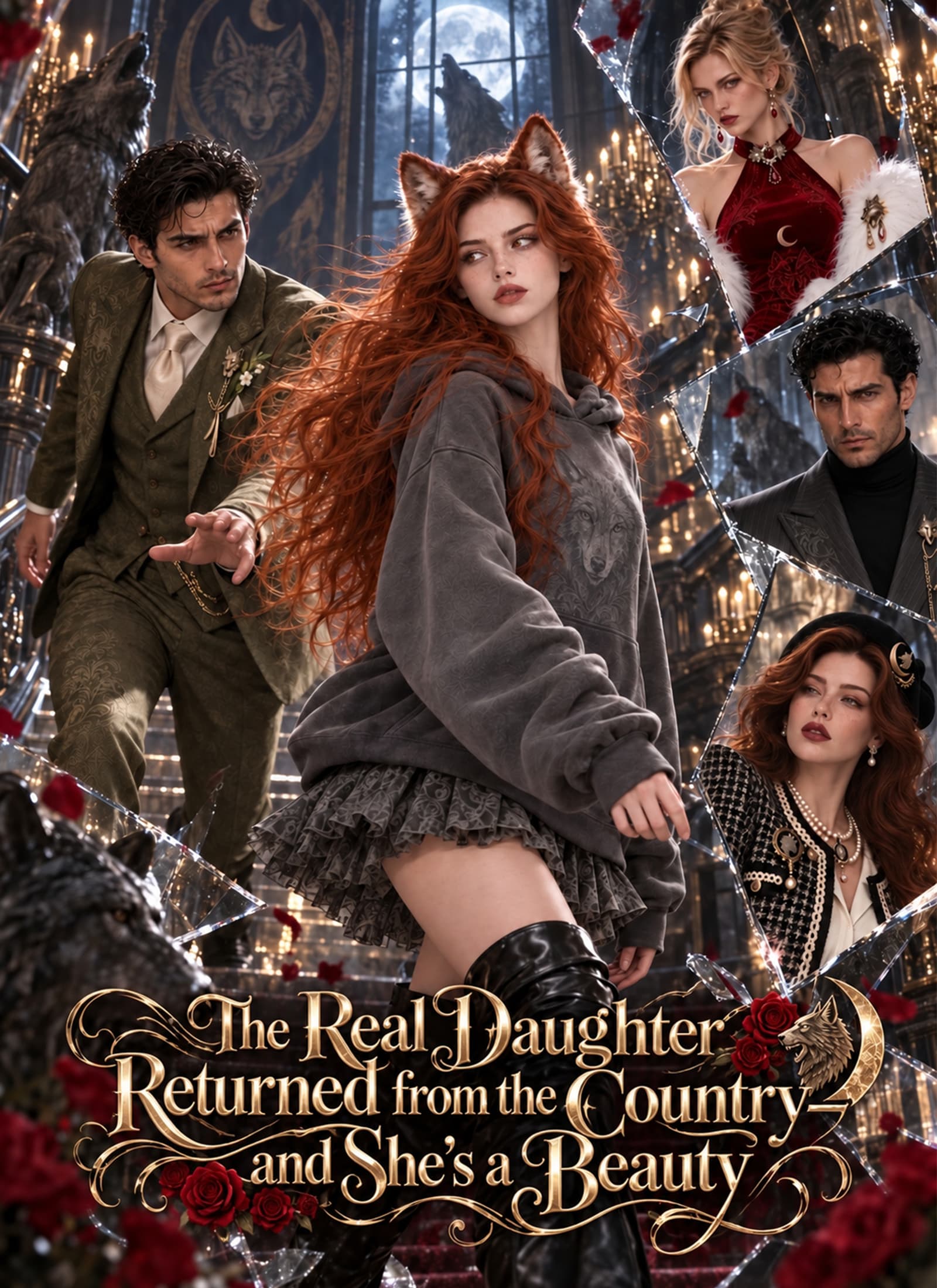 Cover of The Real Daughter Returned from the Country—and She's a Beauty by Iron Rose Pictures